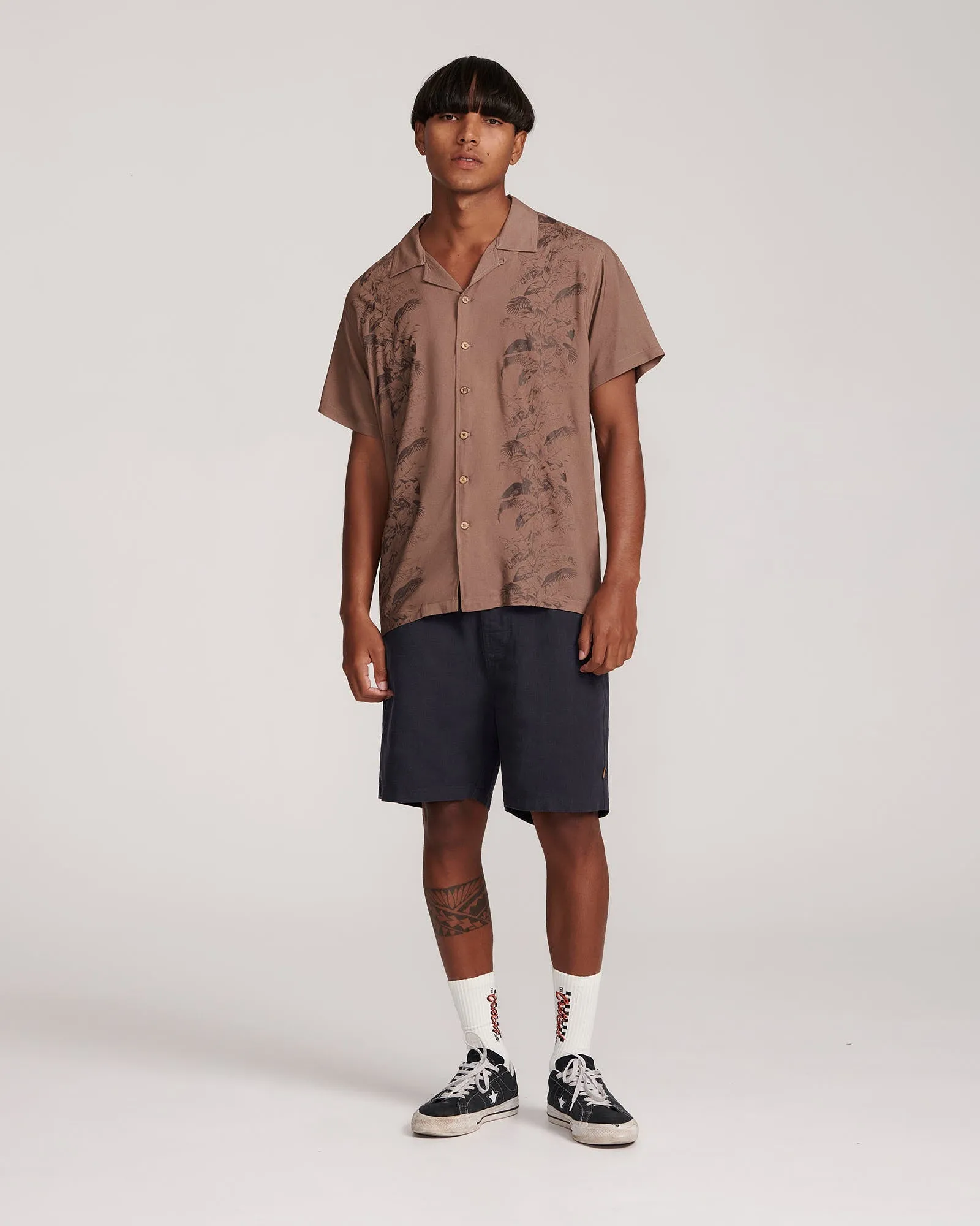 Fender S/S Resort Shirt - Cinnamon