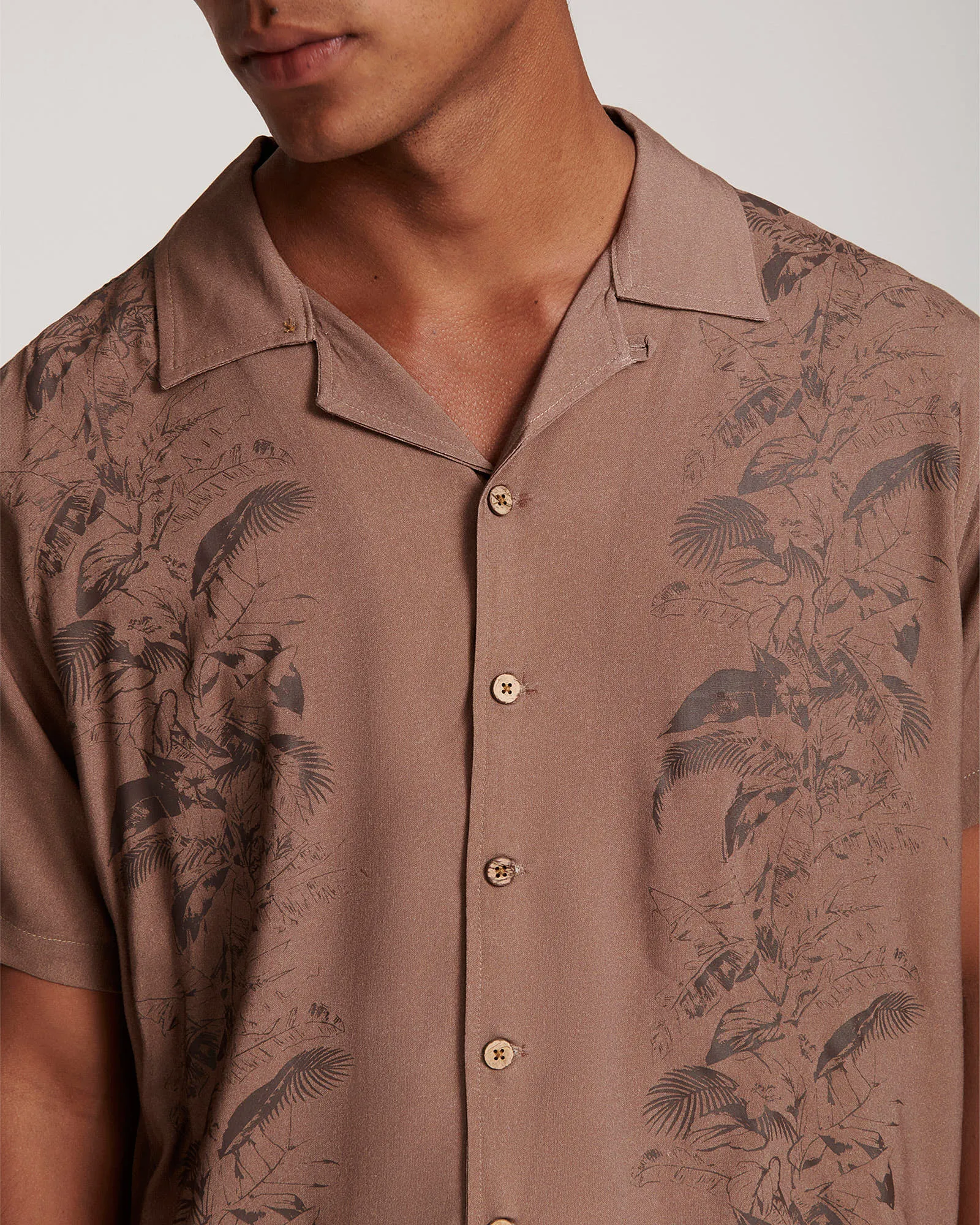 Fender S/S Resort Shirt - Cinnamon