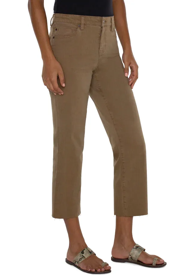 Kennedy Crop Straight Raw Hem 27" Inseam