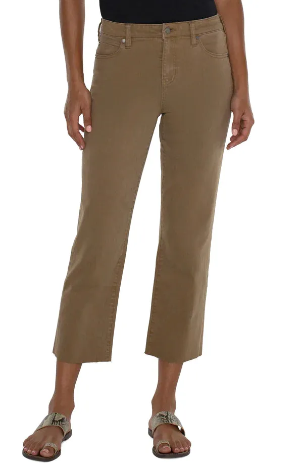 Kennedy Crop Straight Raw Hem 27" Inseam