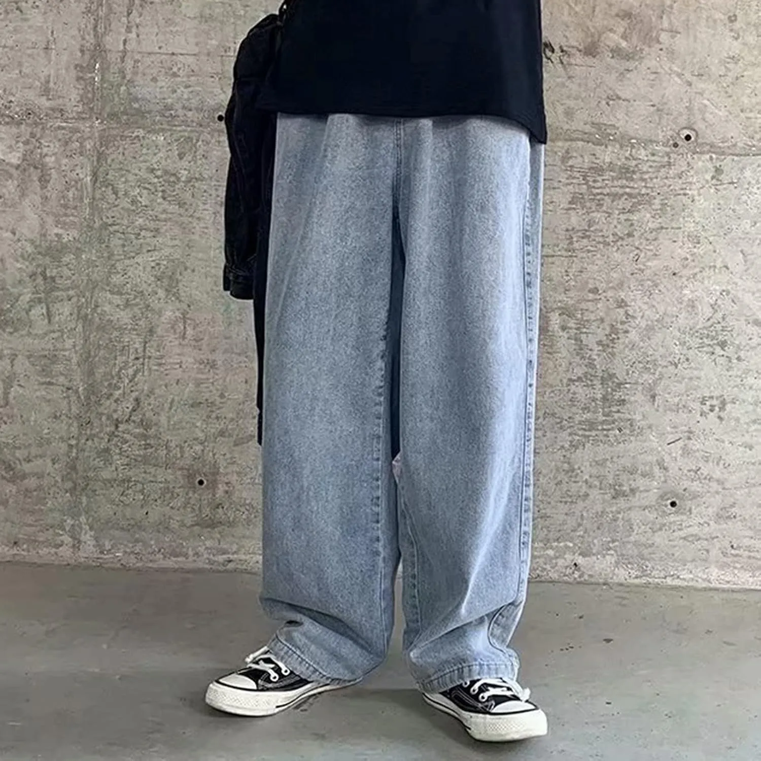 Men's Regular Jeans Men's Wide Leg Pants Men Chino Pants Slim Fit Stretch Bodycon Trousers Casual Men's Cargo Jeans