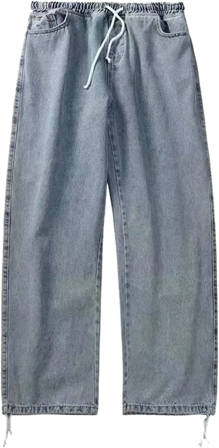 Men's Regular Jeans Men's Wide Leg Pants Men Chino Pants Slim Fit Stretch Bodycon Trousers Casual Men's Cargo Jeans