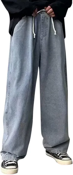 Men's Regular Jeans Men's Wide Leg Pants Men Chino Pants Slim Fit Stretch Bodycon Trousers Casual Men's Cargo Jeans