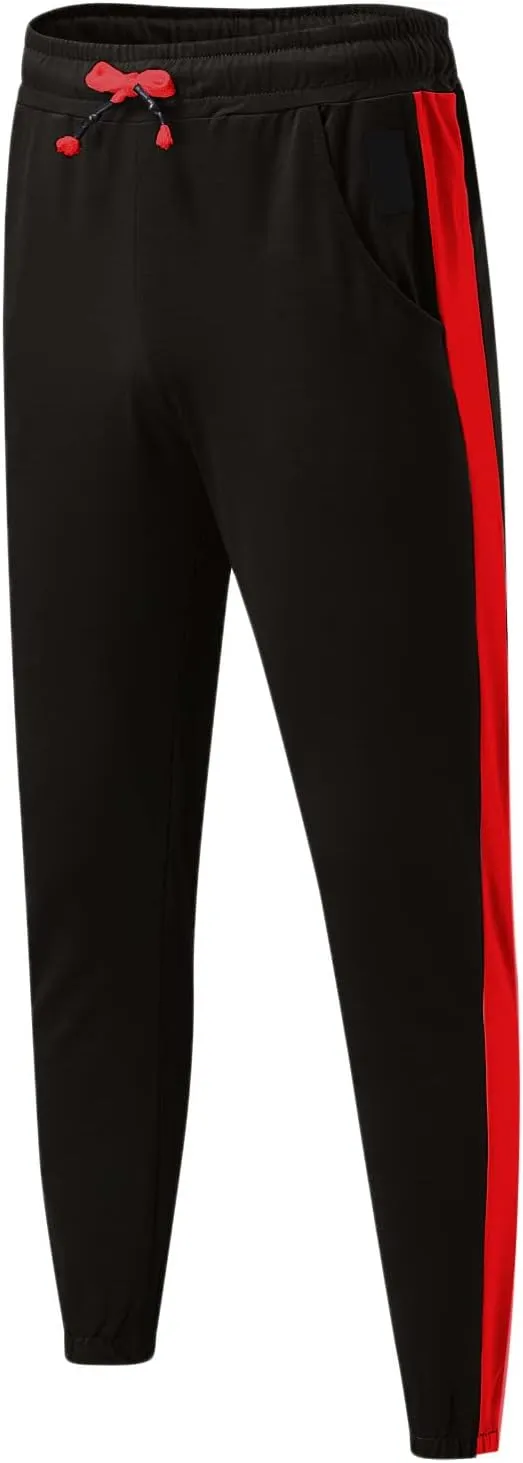 Mens Workout Cargo Sweatpants Sports Trousers Stretch Elastic Waist Gym Running Pants Cargo Hiking Pants Lightweight
