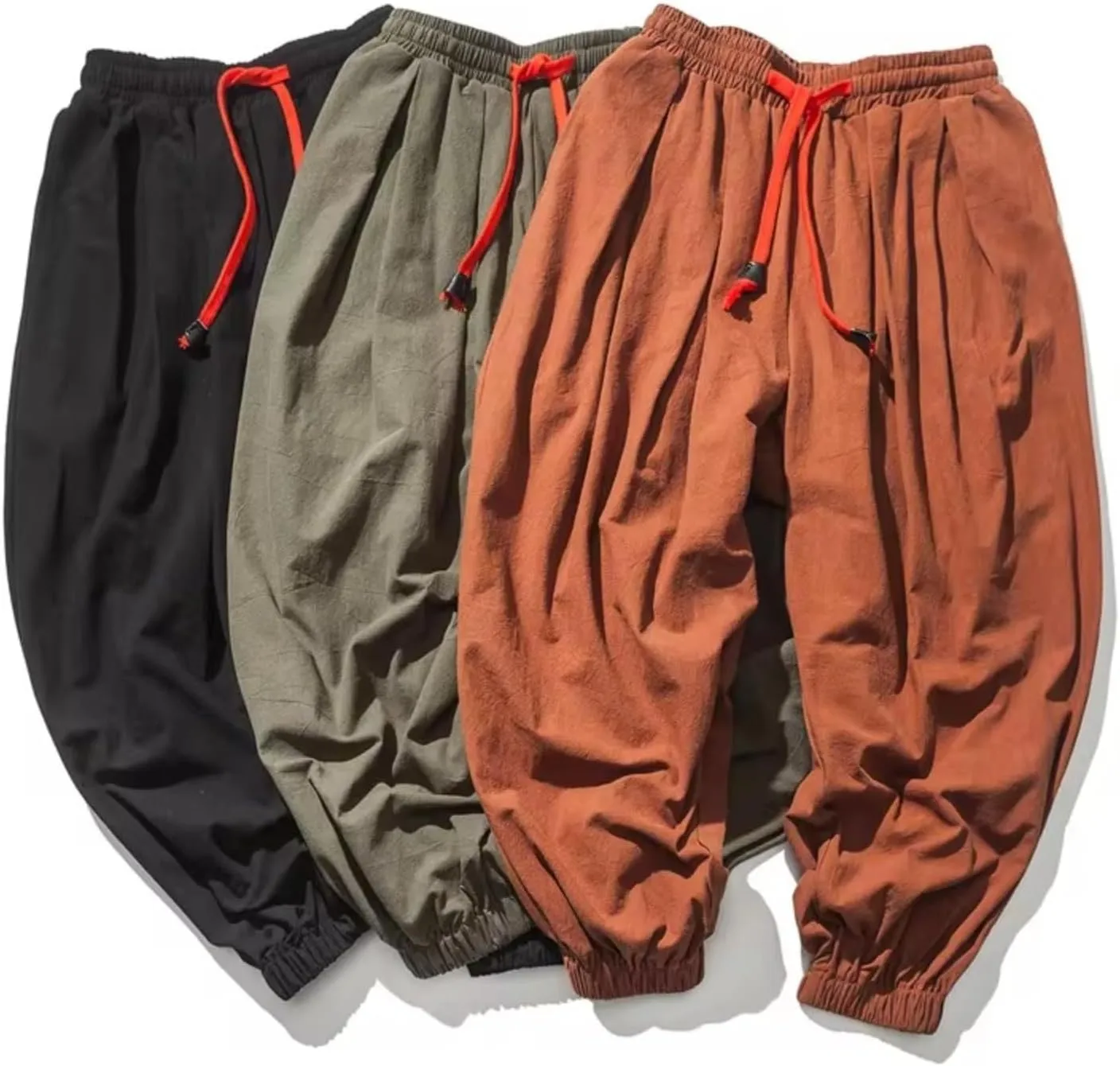 Summer & Spring Japan Style Men Harem Pants Chinese Style Male Causel Trousers