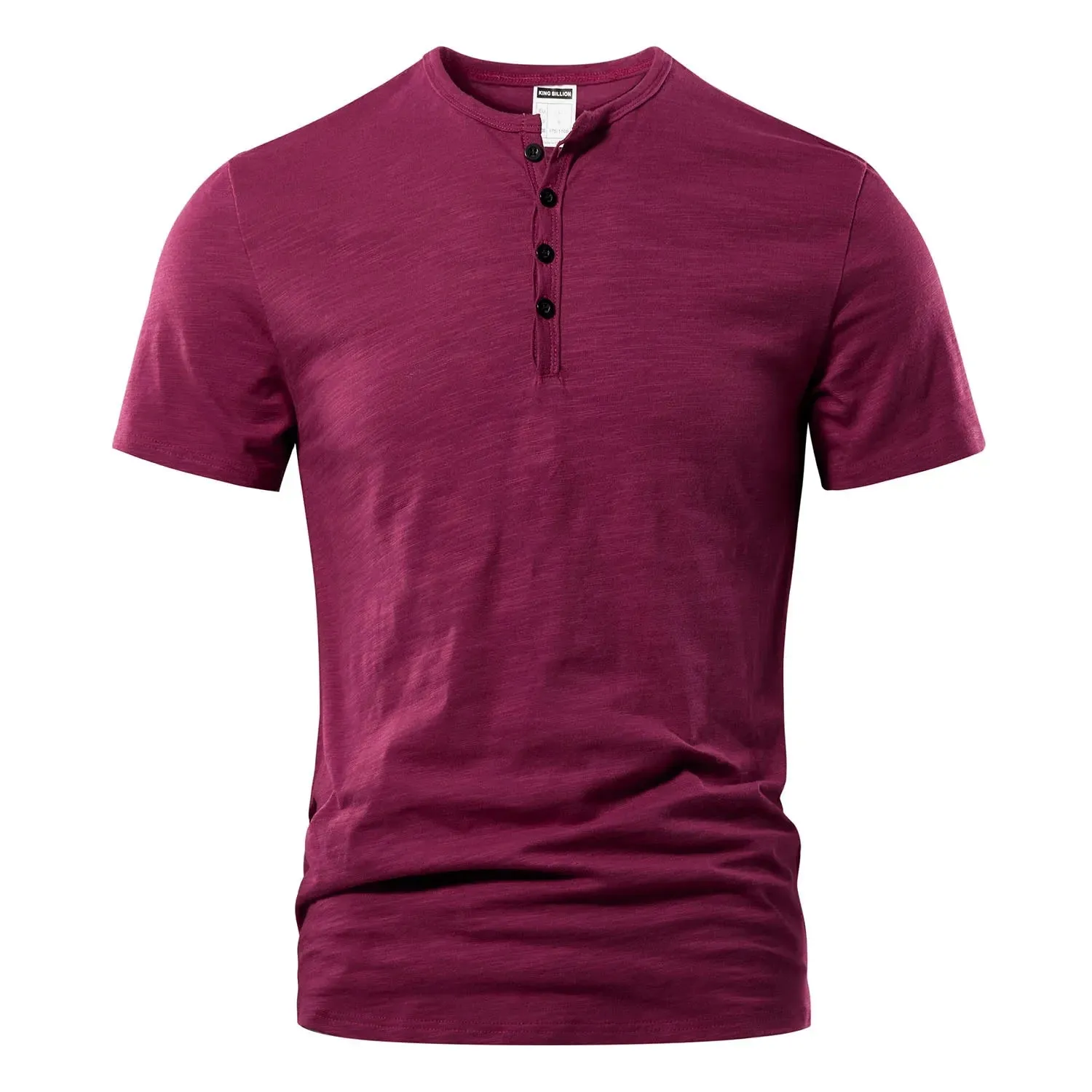 West Louis Designer Men Casual Short Sleeve Henry Tee